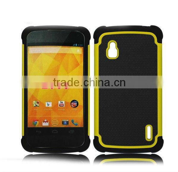 Shock proof hard Mobile Phone case for LG Nexuse 4 E960