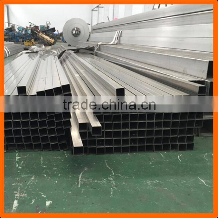 Top quality 304 stainless steel rectangular tube