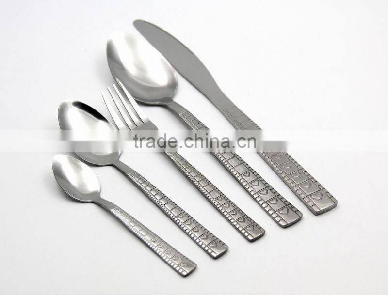 2016 western family most liked stainless steel cutlery