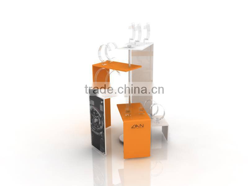 High quality 3 layers watch display cabinet/display counter with lock