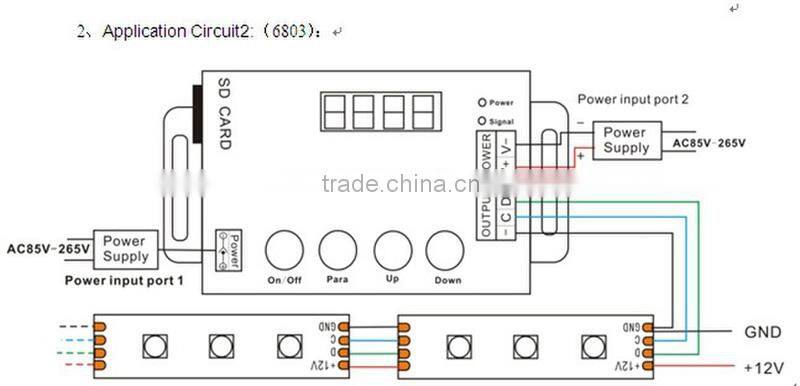 dmx control,SD card led controller with 1024pcs IC