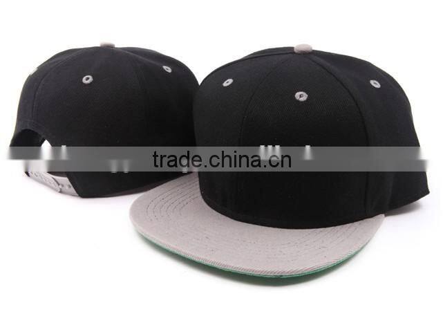 Hot Sale Flat Bill Snap Back Hat OEM 3D Embroidery Snapback Custom Cap