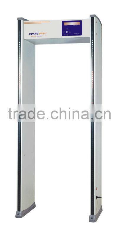 Best selling gate type metal detector, security walk through metal detector door with waterproof and remote control design