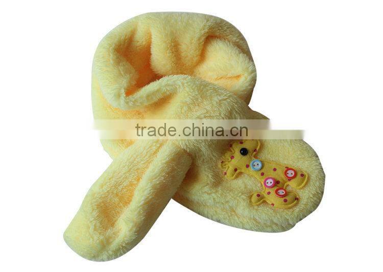 New product high quality fashion Baby fluffy warm scarf WJ-659
