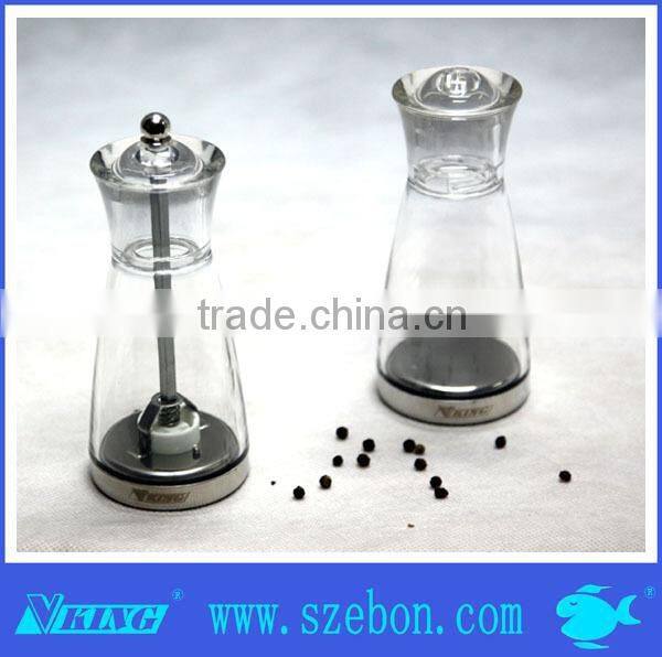 High quality stainless steel salt and pepper mill