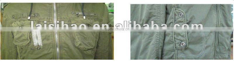 latest washed cotton jacket for men