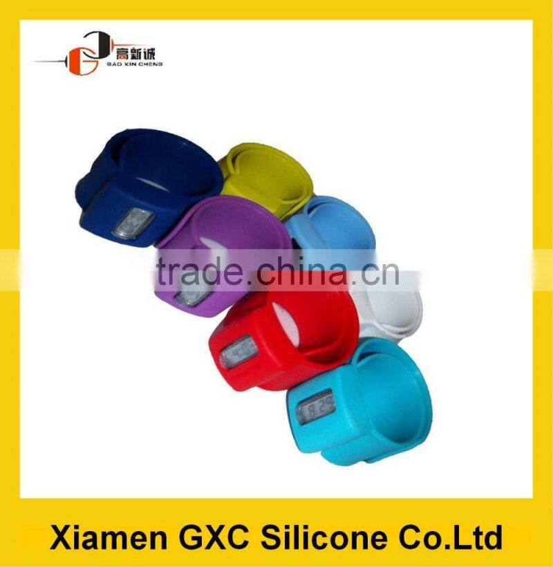 custom digital silicone slap watches for kids