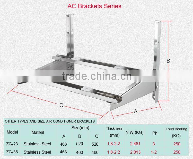 Air conditioning wheel stand