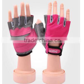 Newest Bodybuilding Gym Fitness Leather Weight Lifting Exercise Training Gloves,
