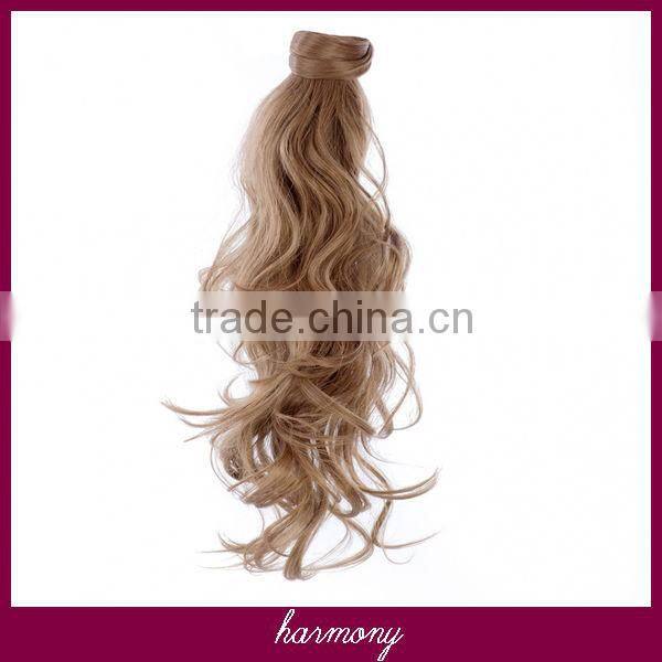 Hot Sale remy clip in pony tail with 22" in 100G, more color on stock