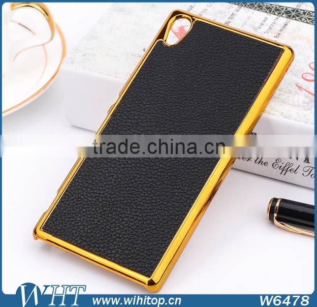 Hot New Products for 2015 Leather Coated for Xperia Z4 Case, Wholesale Alibaba for Sony Z4 Case