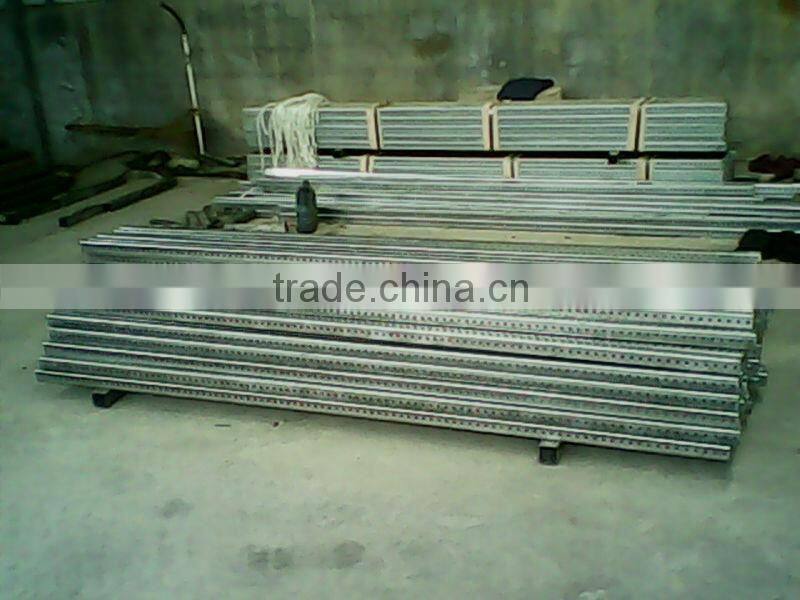 Perforated and Galvanized Traffic Safety Square Sign Posts