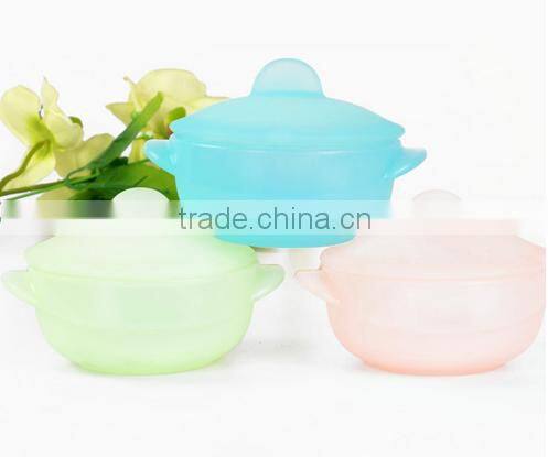 Popular High Quality BPA Free Mini Silicone Suction Baby Bowls