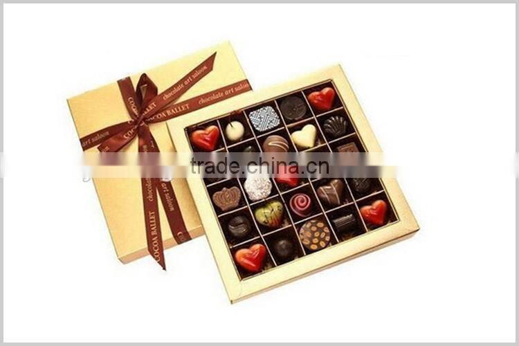 Colorful paper candy box for wedding candy with window