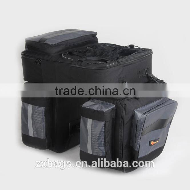 1680D high quality bicycle rear 3 in 1 bag