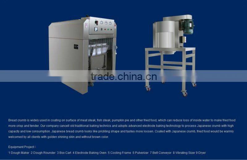 Bread crumbs processing line