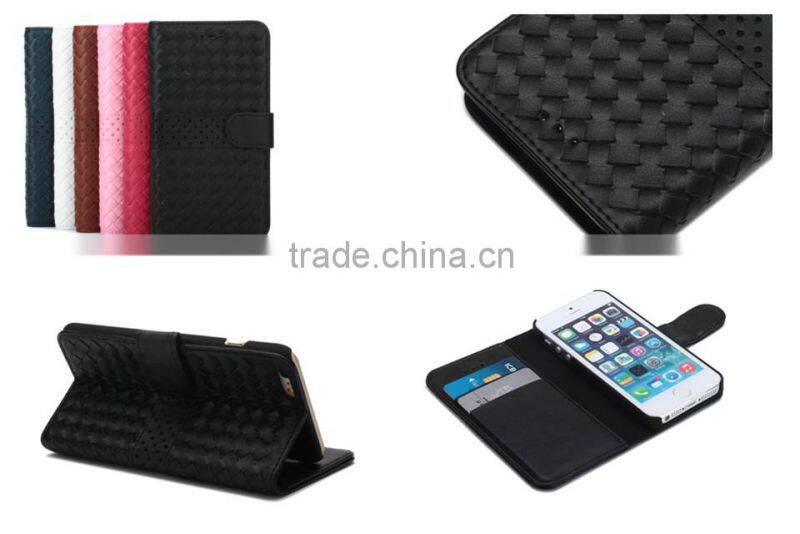 High Quality Mobile Phone Leather Case For Tables,Woven Pattern Fancy Wallet Leather Case For samsung Galaxy Tab