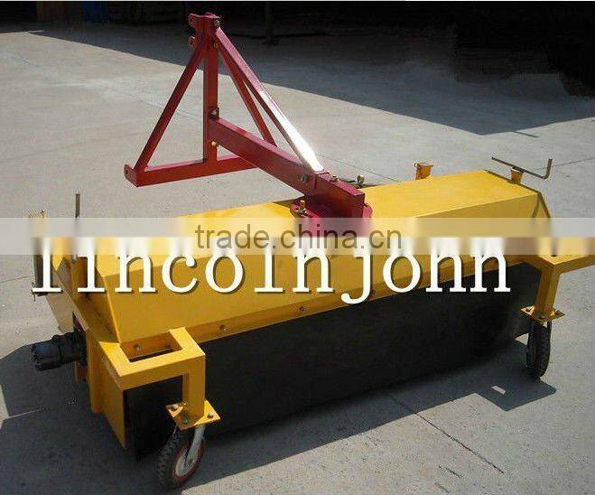 2 Wheels tractor mounted road sweeper