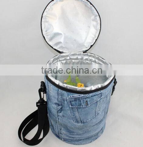 2016 New Round cartoon lunch portable kids insulated cooler bags for women men thermal