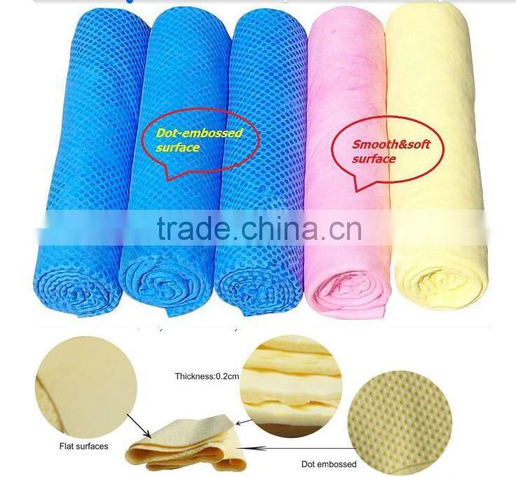 Magic Chamois fabic Clean Cham use for hair cleaning