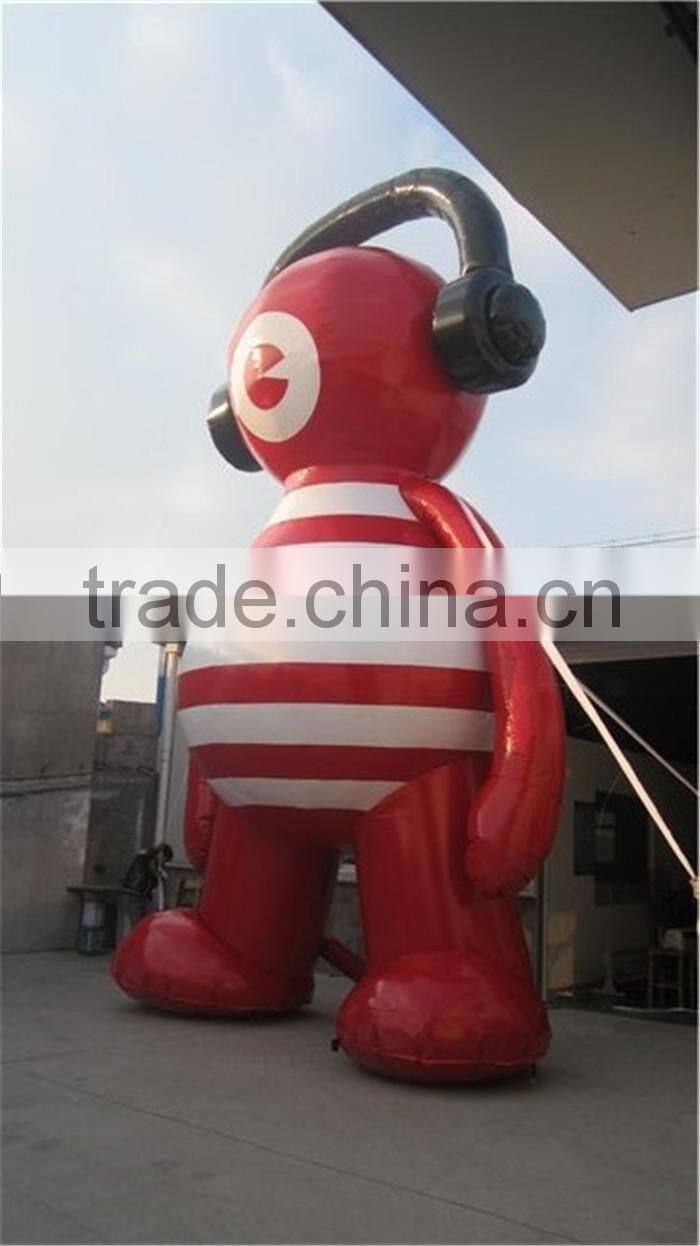Lanqu giant inflatable advertising robotic cartoon models