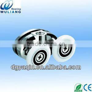 plastic double shower glass door rollers runners wheels pulleys