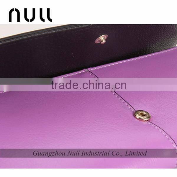 Genuine leather travel ladies clutches handmade wholesale cell phone wallet