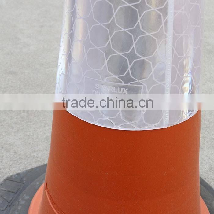 micro prisma reflective film traffic cone sleeves road traffic signs