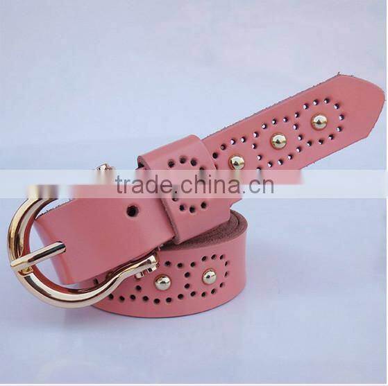 2015 OEM design women fashion leather belt