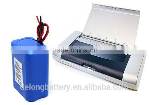 2S3P Portable Printer Battery Self Discharge Rechargeable 7.4V 6600mah Li - ion Battery Packs