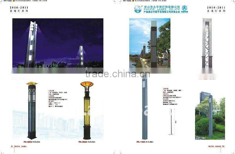 220VLED bulb garden light/ yard lamp (Hot-dip galvanized steel)