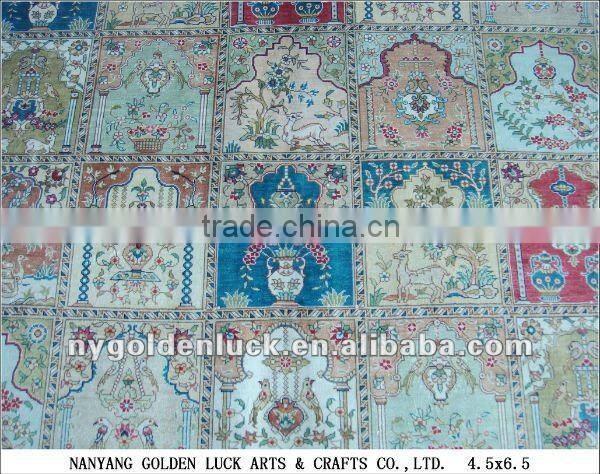 persian design double knotted 260L 4.5x6.5 handmade turkish rugs