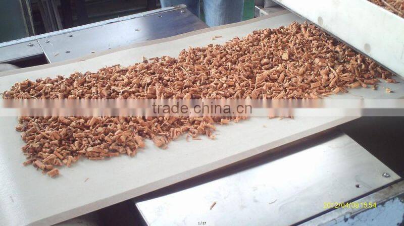 tunnel type industrial micrwave red chili drying sterilizing machine/sterlizer