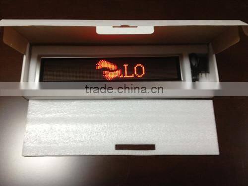 korea small indoor led display sign for bus made in China