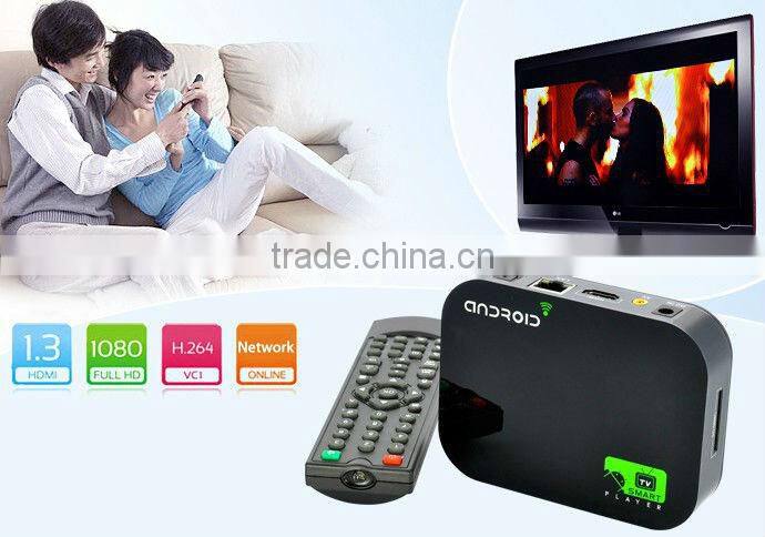 Android 4.0 DDR3 Mini PC WIFI Google IPTV Smart TV Box CPU A10