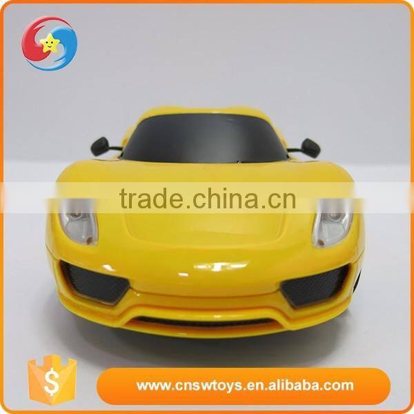 2016 Wholesale children gift yellow plastic programmable toy car