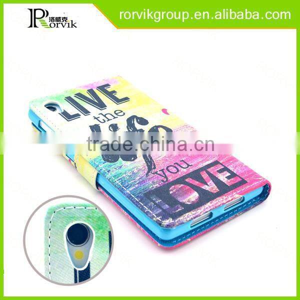 bumper phone case card holder wallet with great price for SONY Xperia Z1 L39H