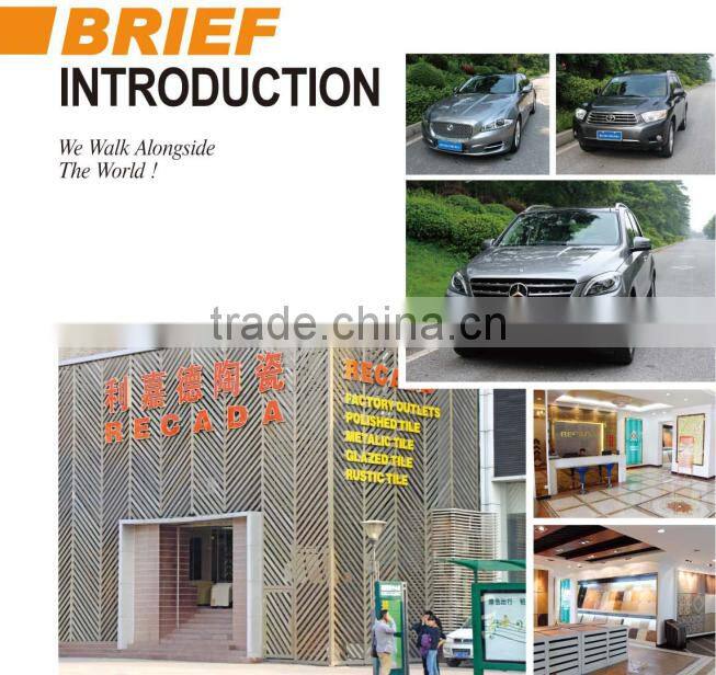 non slip 3d Glazed metal metallic ceramic floor tile price 60x60