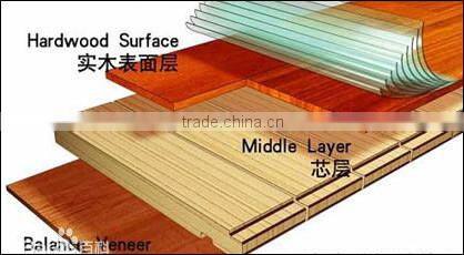 3 layer solid wood flooring 3 layer wood laminate flooring
