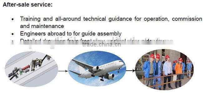 Short construction cycle vertical packing machine