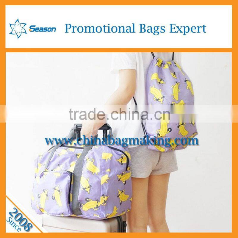 Hot sale Handbag manufacturer Yiwu Gym bag drawstring sports bag backpack