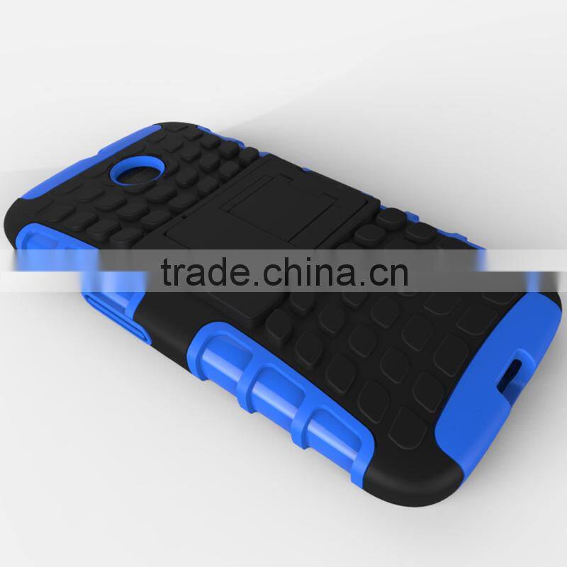 PC TPU Stand hybrid case cover for Motorola Moto E