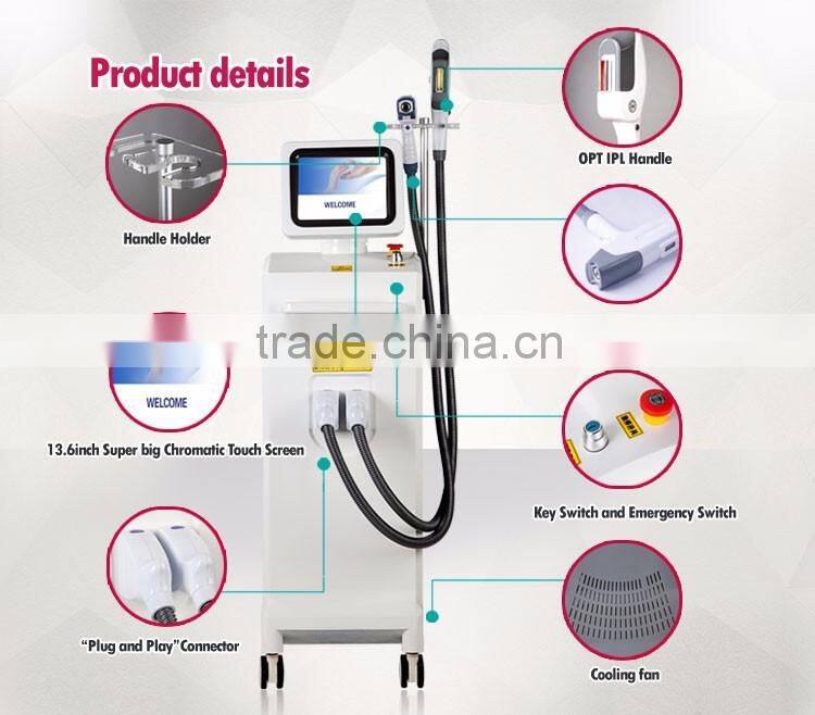OPT SHR Laser Multifunction Beauty Machine of ipl hair removal device