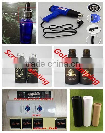 RUIJIA 15ml 30ml rectangle glass dropper bottle with childproof and tamper evident cap wholesales