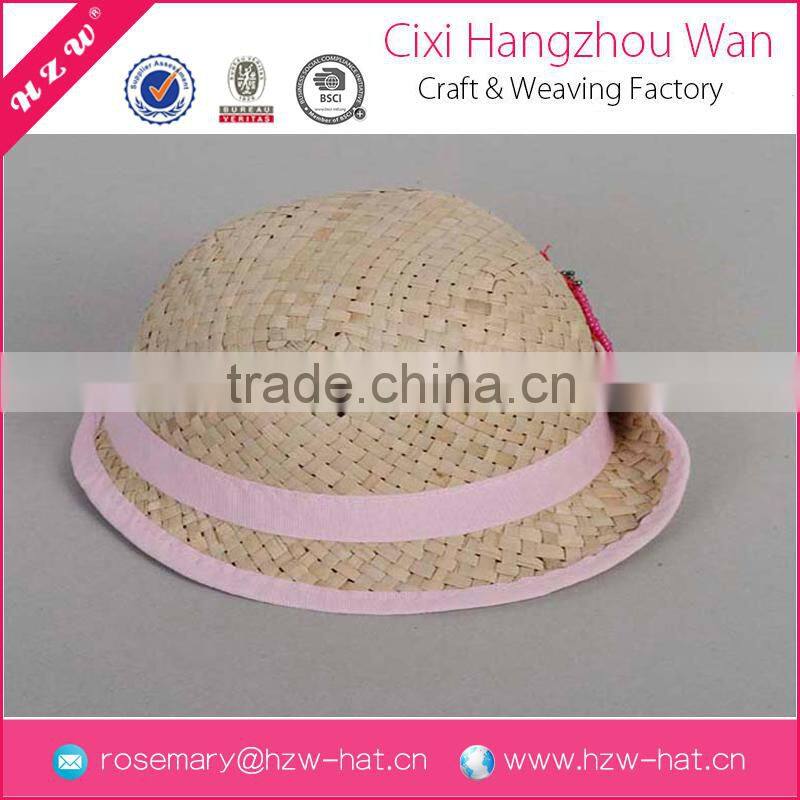 wholesale china merchandise fashion summer hat with lace and flower