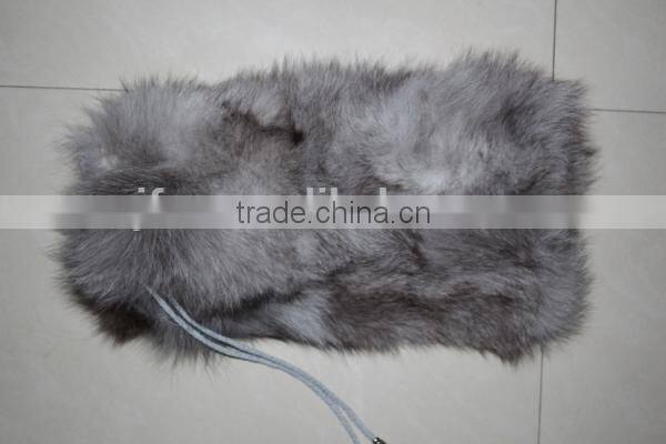 Sexy Ladies Fox Fur Leg Warmers High Knee Fur Socks Fur Boot Sleeves