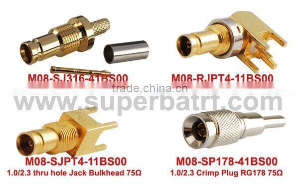 RP-SMA Jack to CRC9 Plug connector adapter