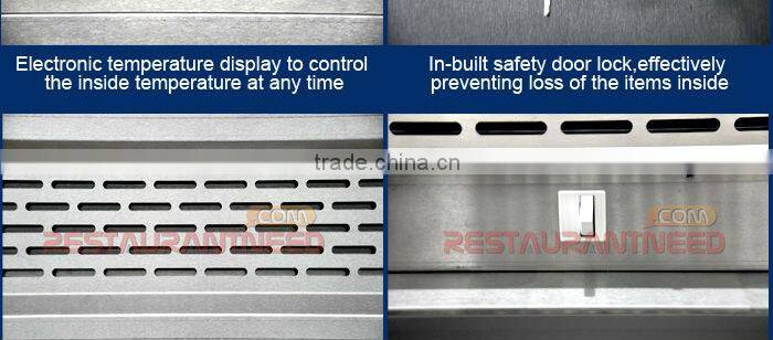R021 Fancooling 4 Door Commercial Refrigerator / Deep Freezer
