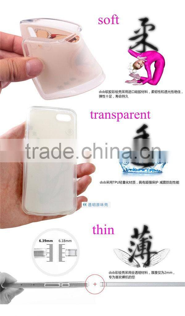 color drawing paint funny silicone case for iphone 5