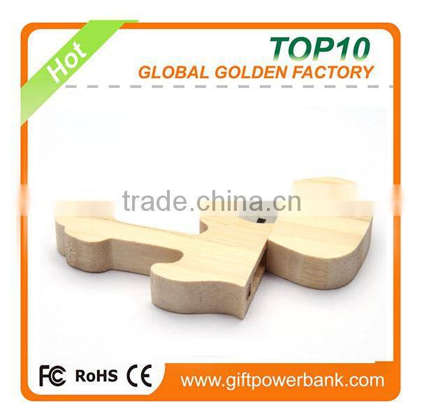 Christmas Gift Wooden Violin USB Flash Pen Drive